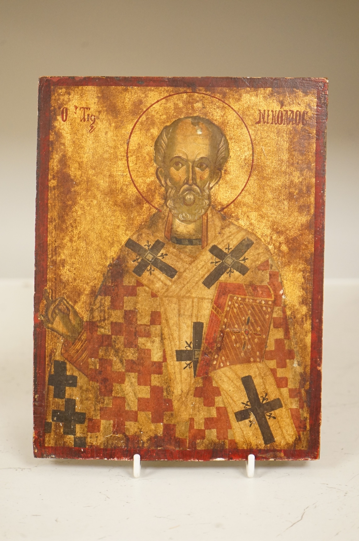 A decorative Russian icon, 23cm high